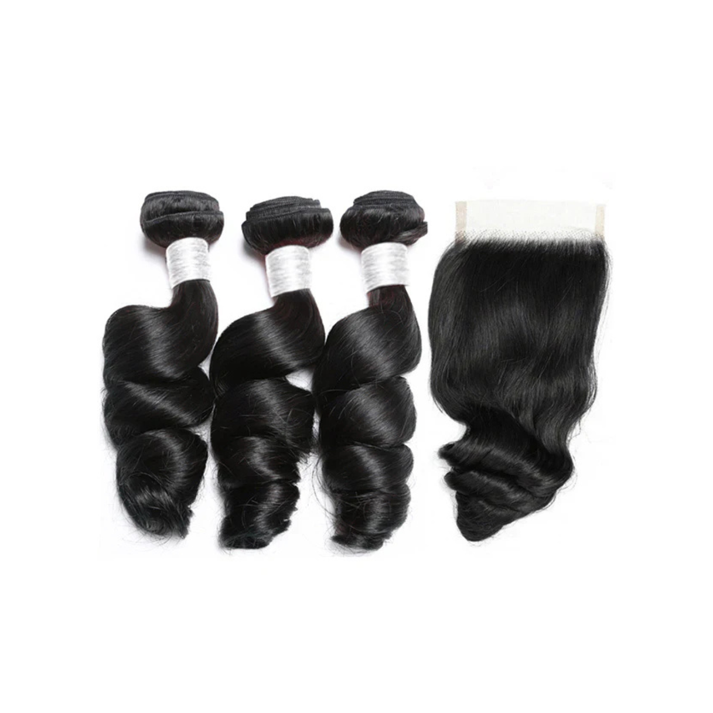 3 Loose Wave Bundles + Closure